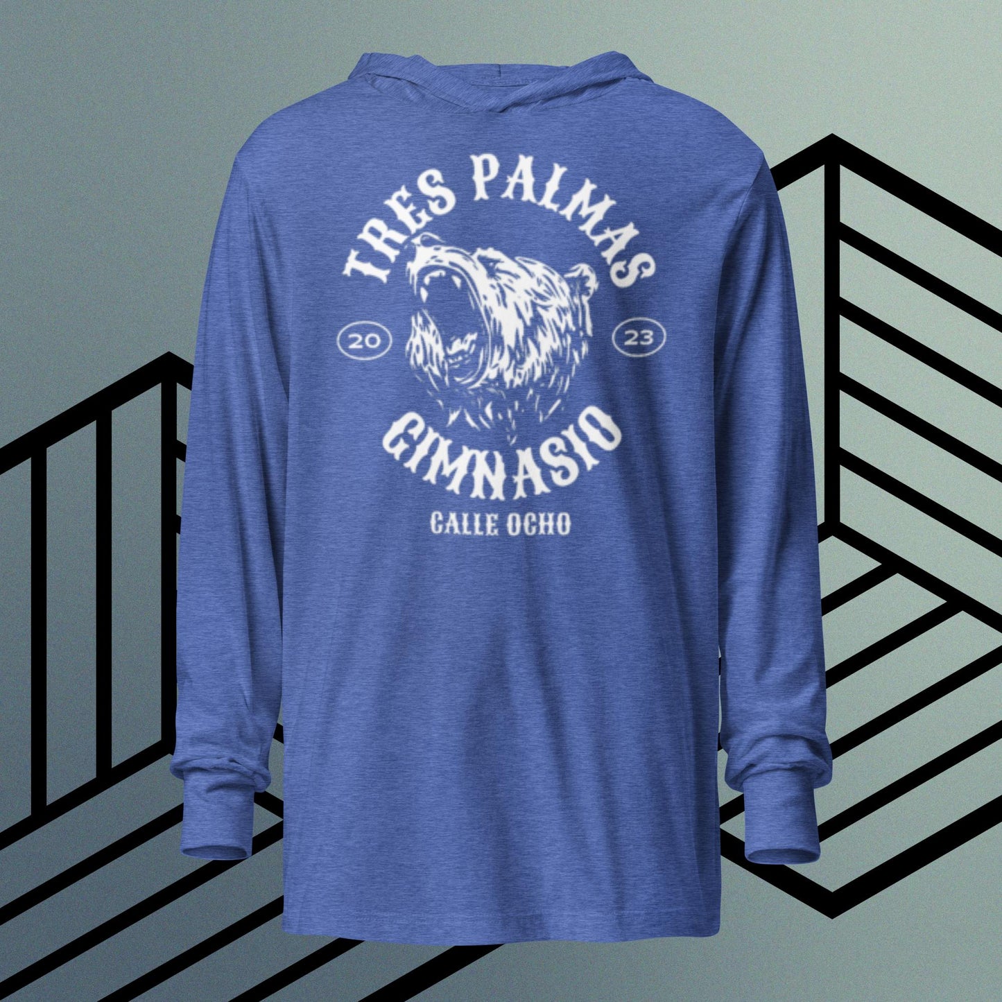 Tres palmas gimnasio hooded T
