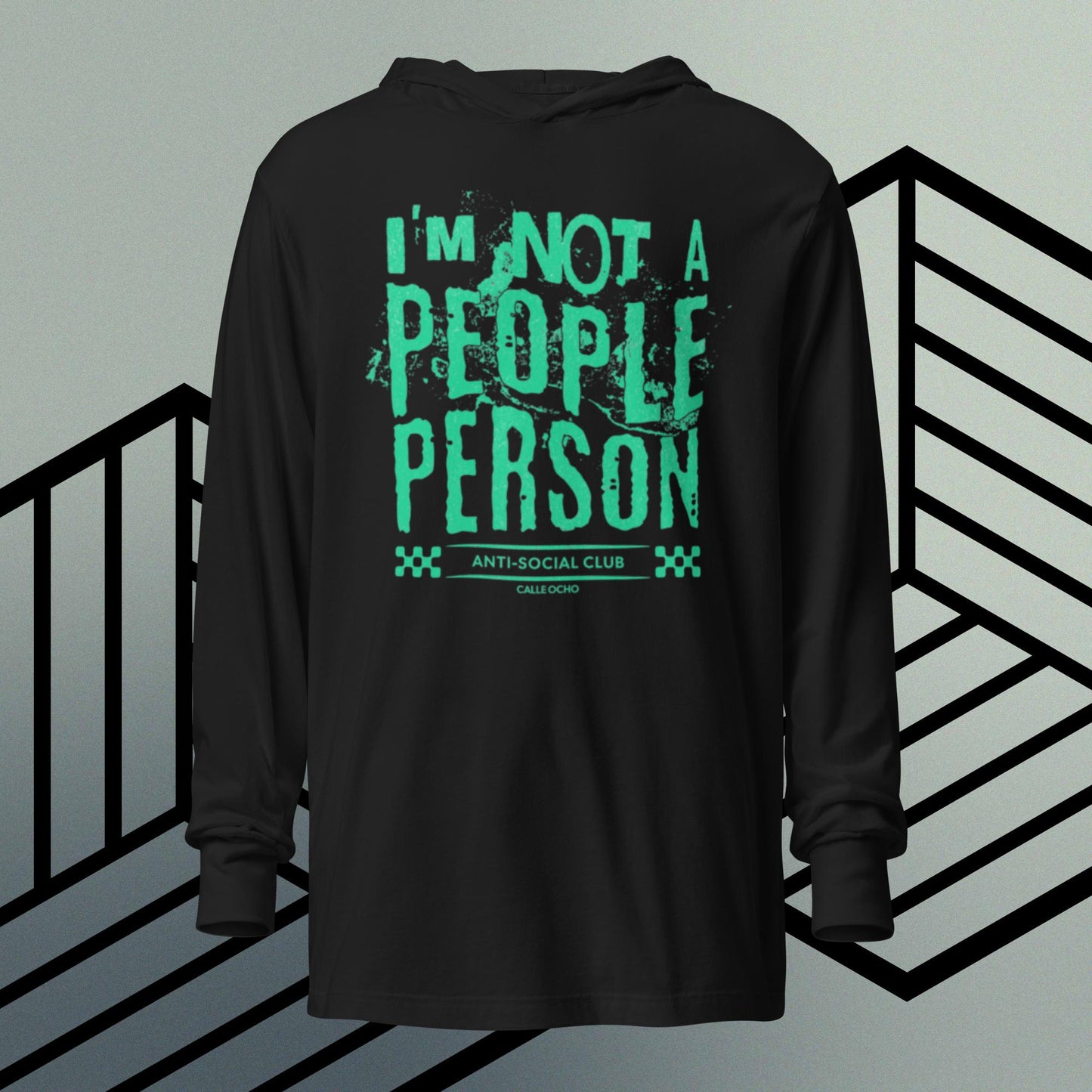 Not a people person hooded T