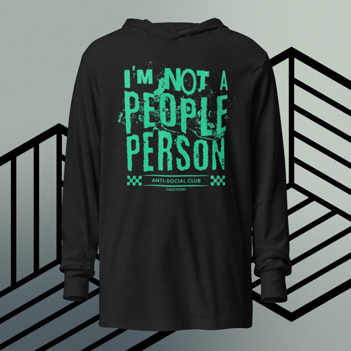 Not a people person hooded T