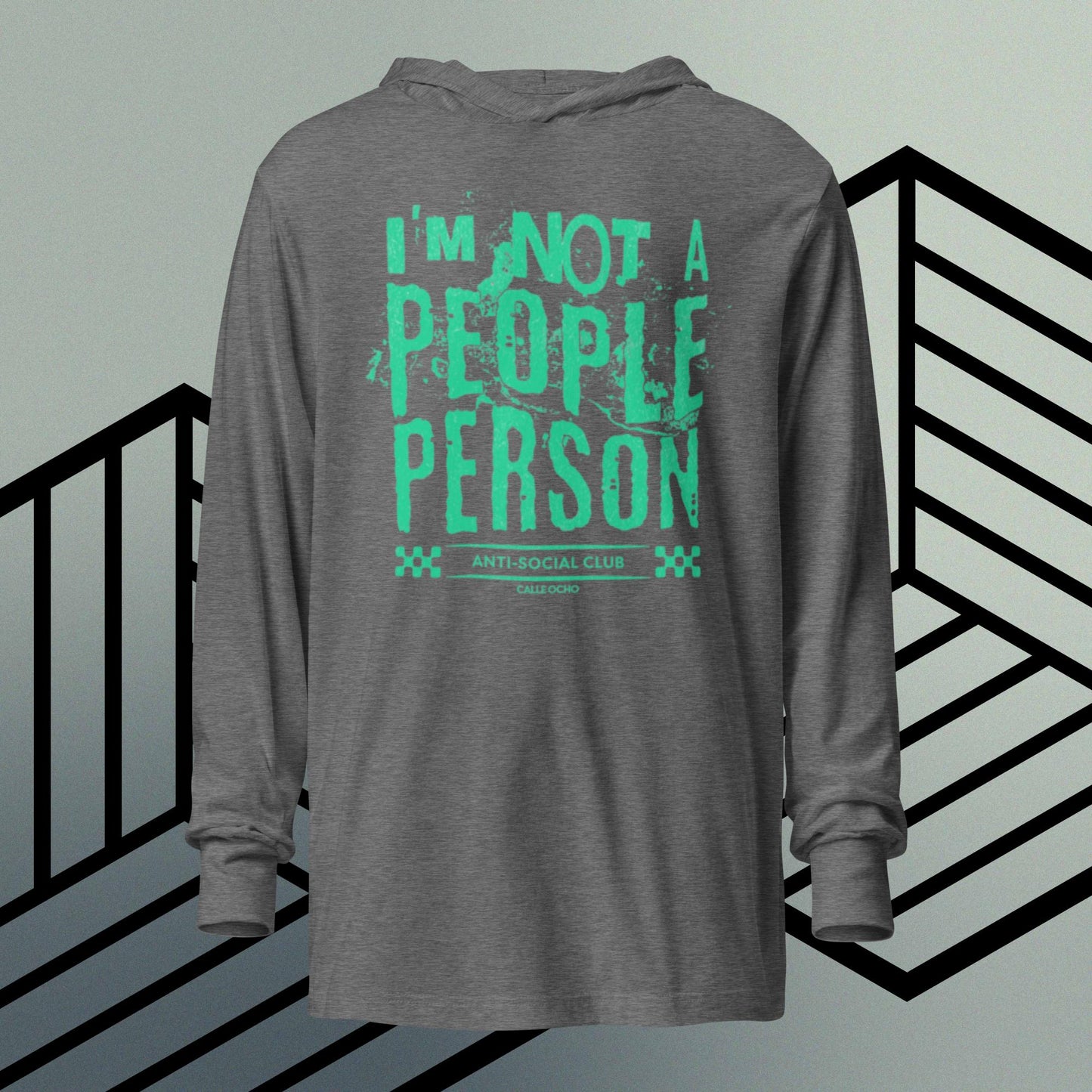 Not a people person hooded T