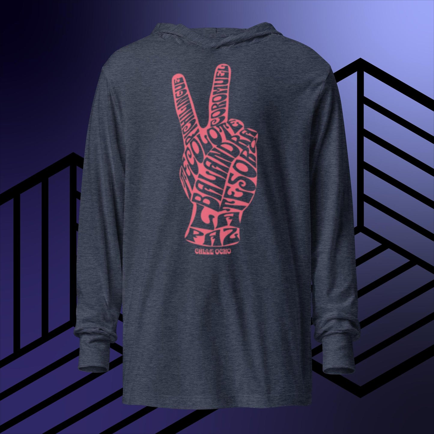 Peace and beaches hooded T