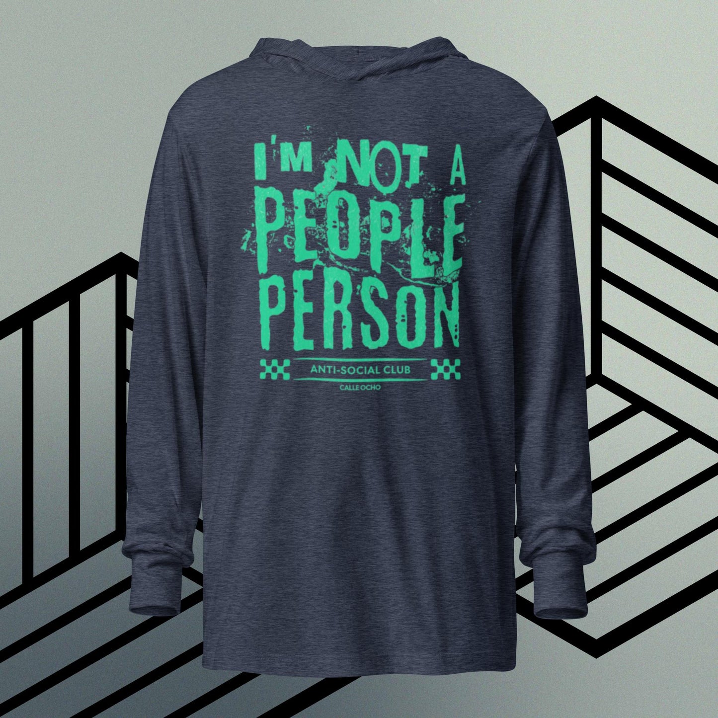 Not a people person hooded T