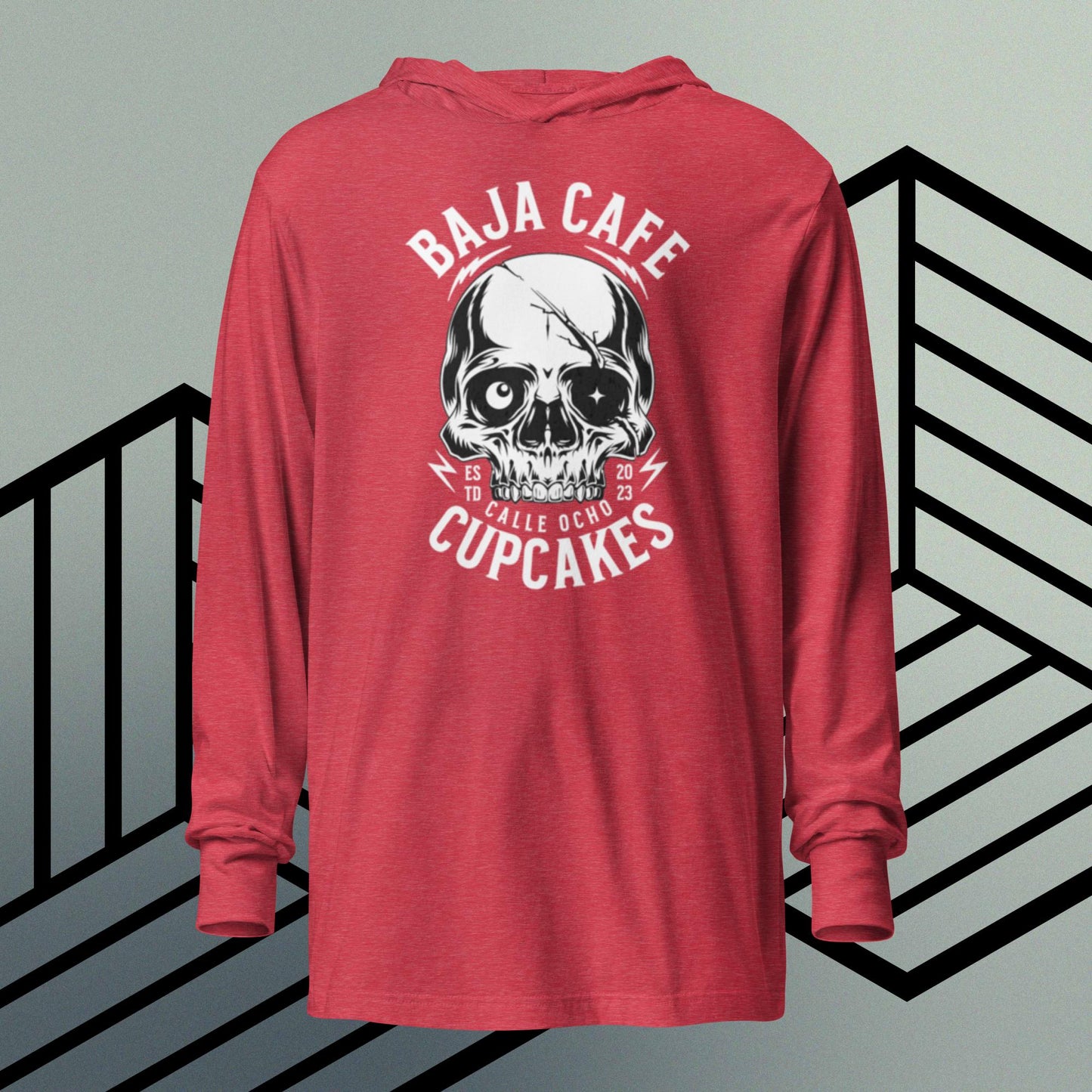 Baja Cafe cupcakes hooded T