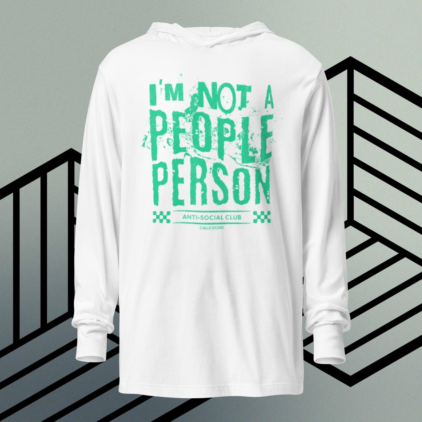 Not a people person hooded T